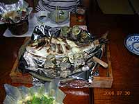 海の民宿は魚尽くし