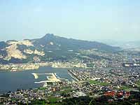 屋島から壇ノ浦を望む
